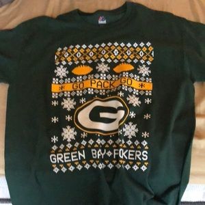 Green Bay packers ugly Xmas sweater shirt